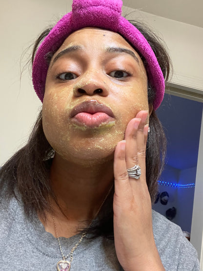 Turmeric and Lemon Face and Body Scrub