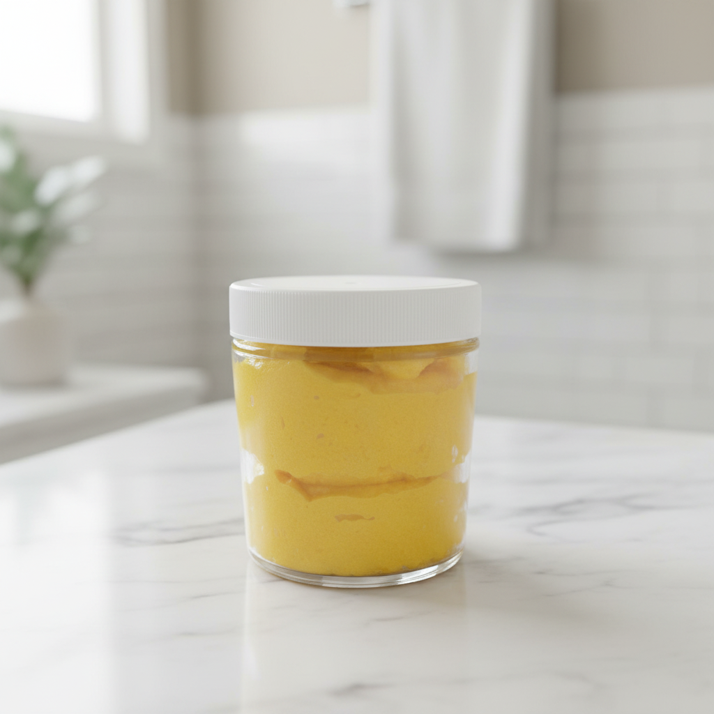 Turmeric and Lemon Face and Body Scrub