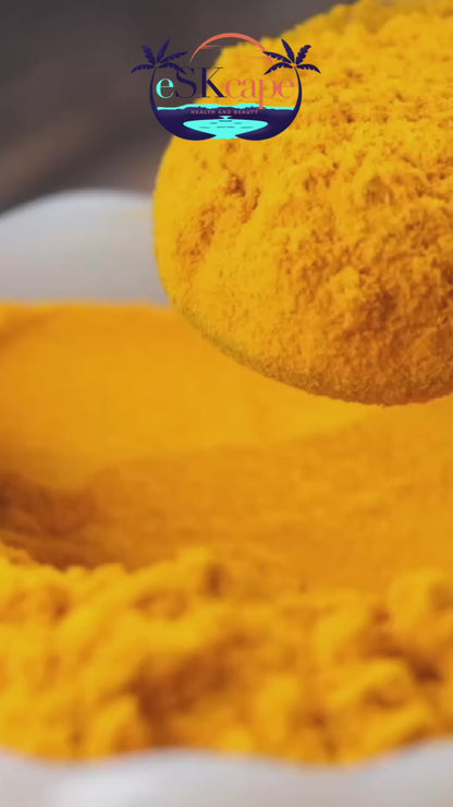 Turmeric and Lemon Face and Body Scrub